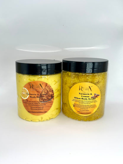 Turmeric & Lemon Body Scrub & Butter Duo