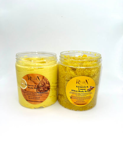 Turmeric & Lemon Body Scrub & Butter Duo