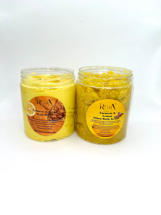 Turmeric & Lemon Body Scrub & Butter Duo